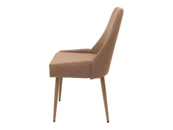 Silla de comedor MCW-O27 (set de 2), marrón