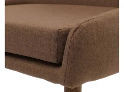 Silla de comedor MCW-O27 (set de 2), marrón