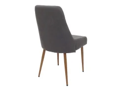 Silla de comedor MCW-O27 (set de 2), gris oscuro
