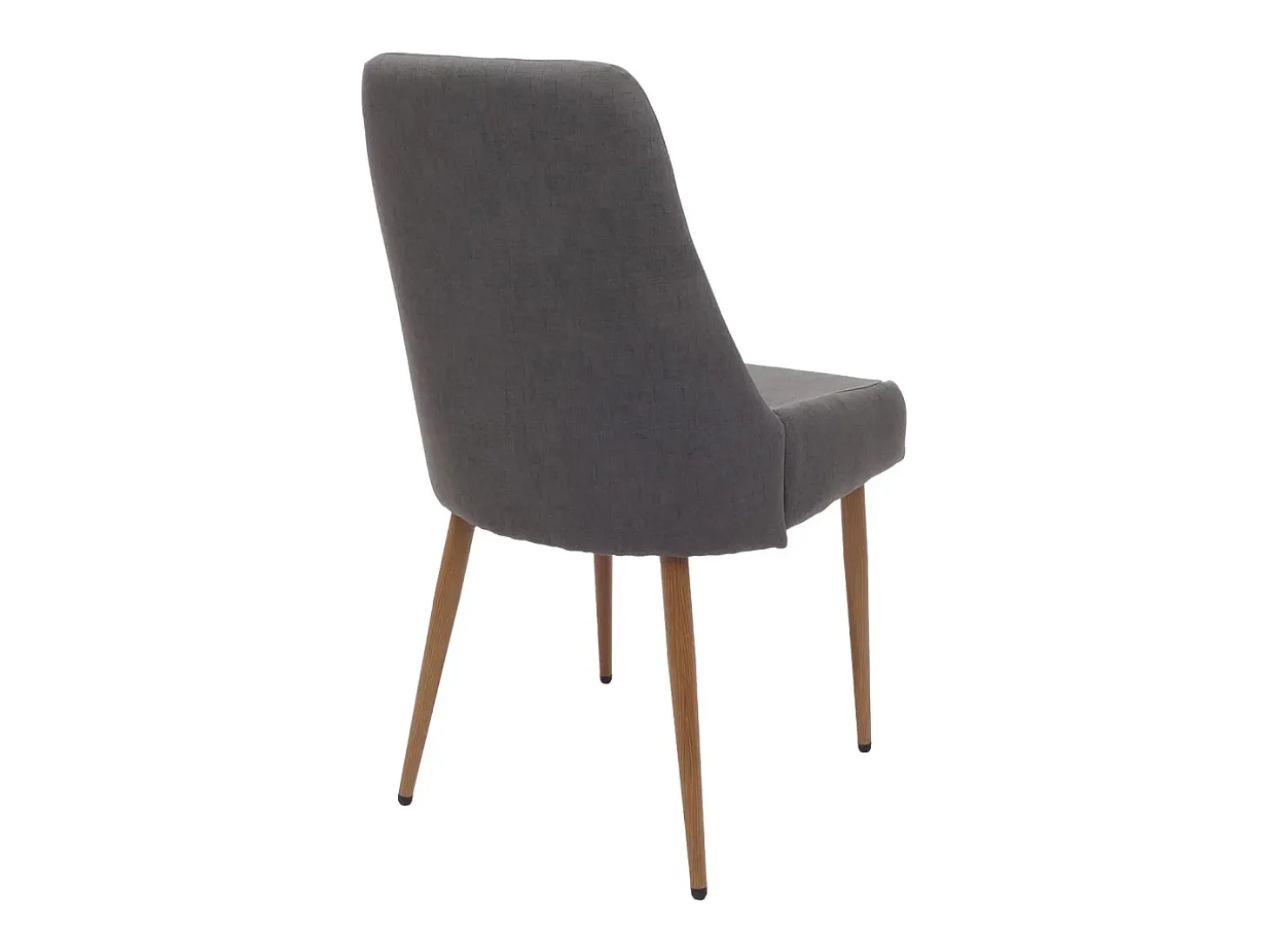 Silla de comedor MCW-O27 (set de 2), gris oscuro
