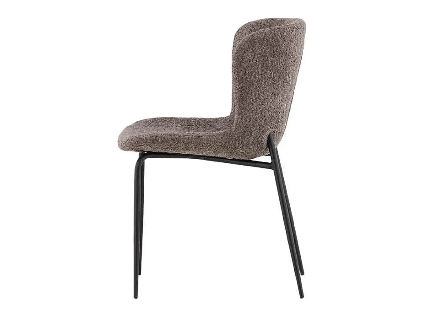 Silla de comedor Modesto marrón.