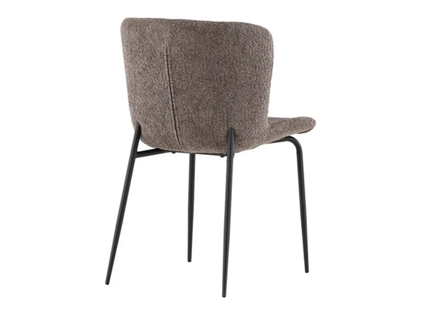 Silla de comedor Modesto marrón.