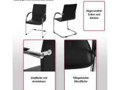 Silla de comedor Perm, crema