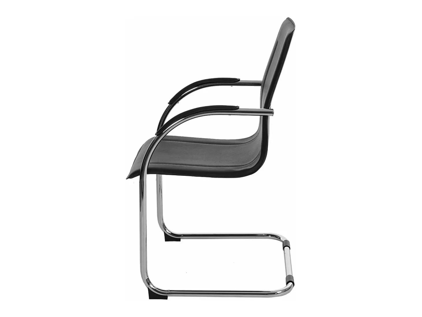 Silla de comedor Perm, negro