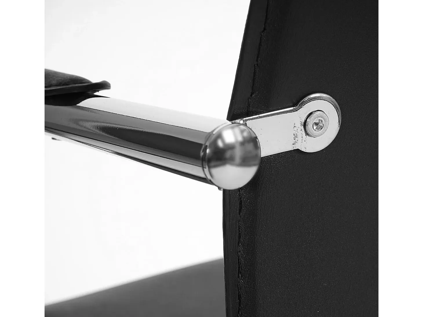 Silla de comedor Perm, negro