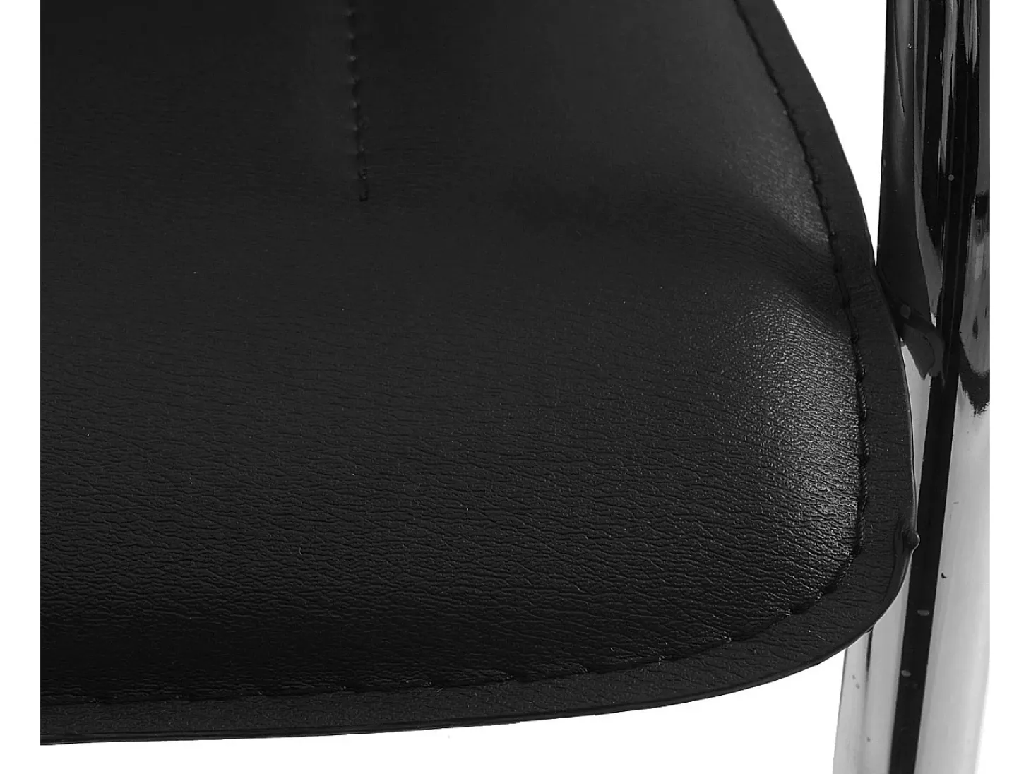 Silla de comedor Perm, negro