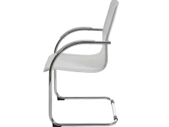 Silla de comedor Perm (juego de 6), blanco