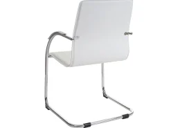 Silla de comedor Perm (juego de 6), blanco