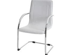 Silla de comedor Perm (juego de 6), blanco