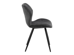 Silla de comedor Petri gris, negro.