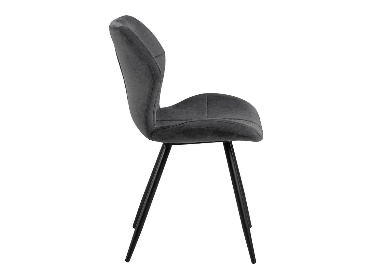 Silla de comedor Petri gris, negro.
