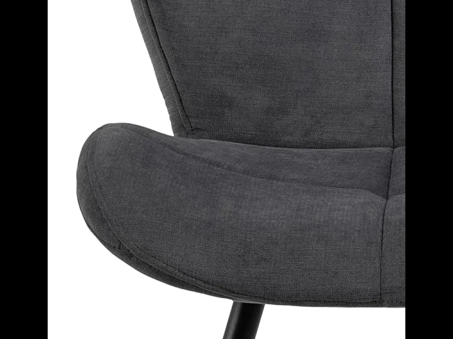 Silla de comedor Petri gris, negro.