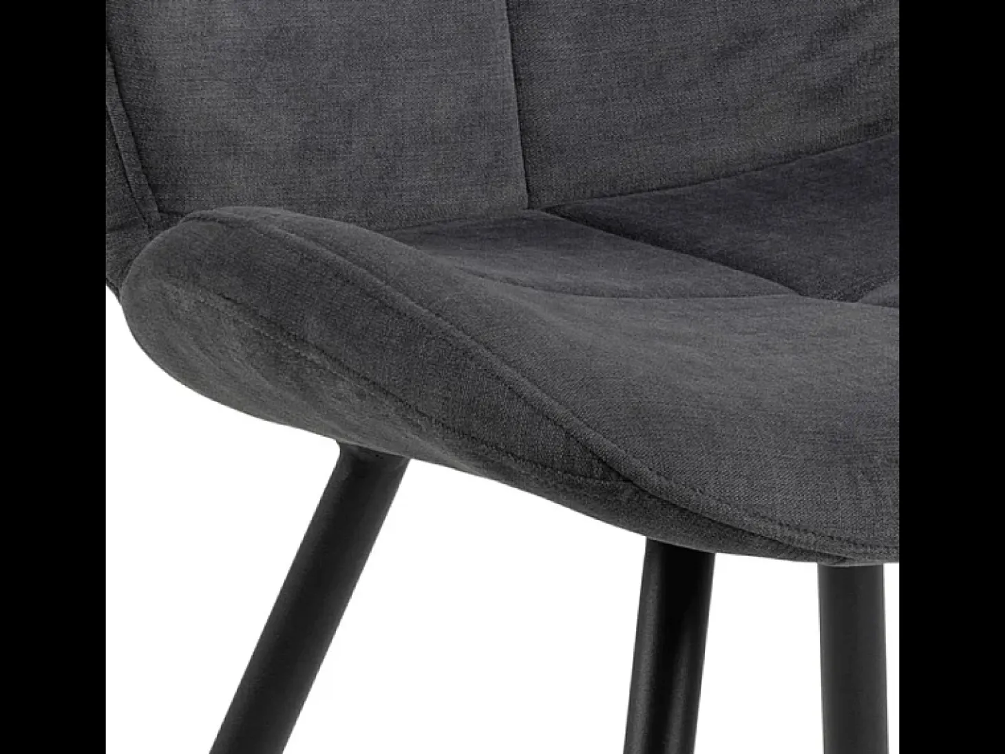 Silla de comedor Petri gris, negro.