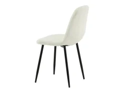 Silla de comedor Polar Teddy blanco.
