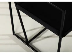 Silla de comedor Richmond con reposabrazos, terciopelo negro.