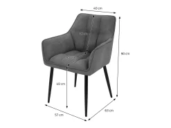 Silla de comedor Silla de salón Silla de cocina Sillón de salón de diseño Silla