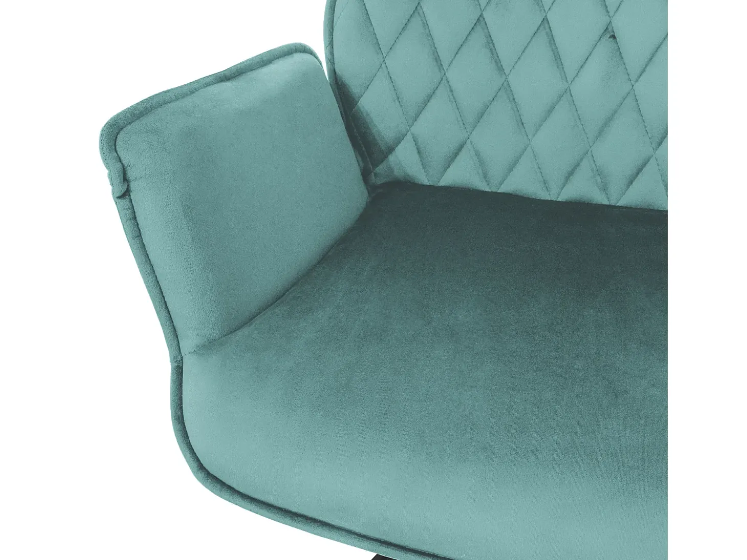 Silla de comedor Silla giratoria 180 grados Silla de salón Sillón de terciopelo