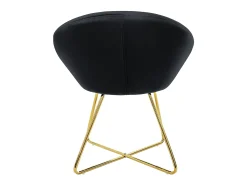 Silla de comedor Silla tapizada Silla de salón Silla de cocina Terciopelo 65x58x