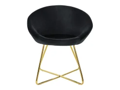 Silla de comedor Silla tapizada Silla de salón Silla de cocina Terciopelo 65x58x
