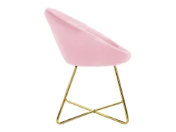 Silla de comedor Silla tapizada Silla de salón Silla de cocina Terciopelo 65x58x