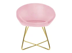 Silla de comedor Silla tapizada Silla de salón Silla de cocina Terciopelo 65x58x
