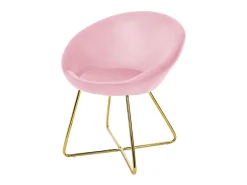 Silla de comedor Silla tapizada Silla de salón Silla de cocina Terciopelo 65x58x
