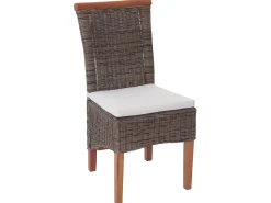 Silla de comedor Sinio (juego de 6), con cojín de asiento