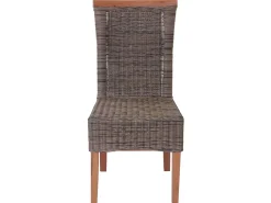 Silla de comedor Sinio (juego de 6), sin cojín de asiento