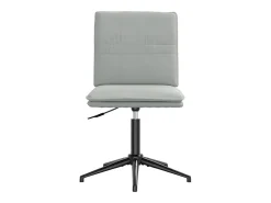 Silla de comedor terciopelo gris claro
