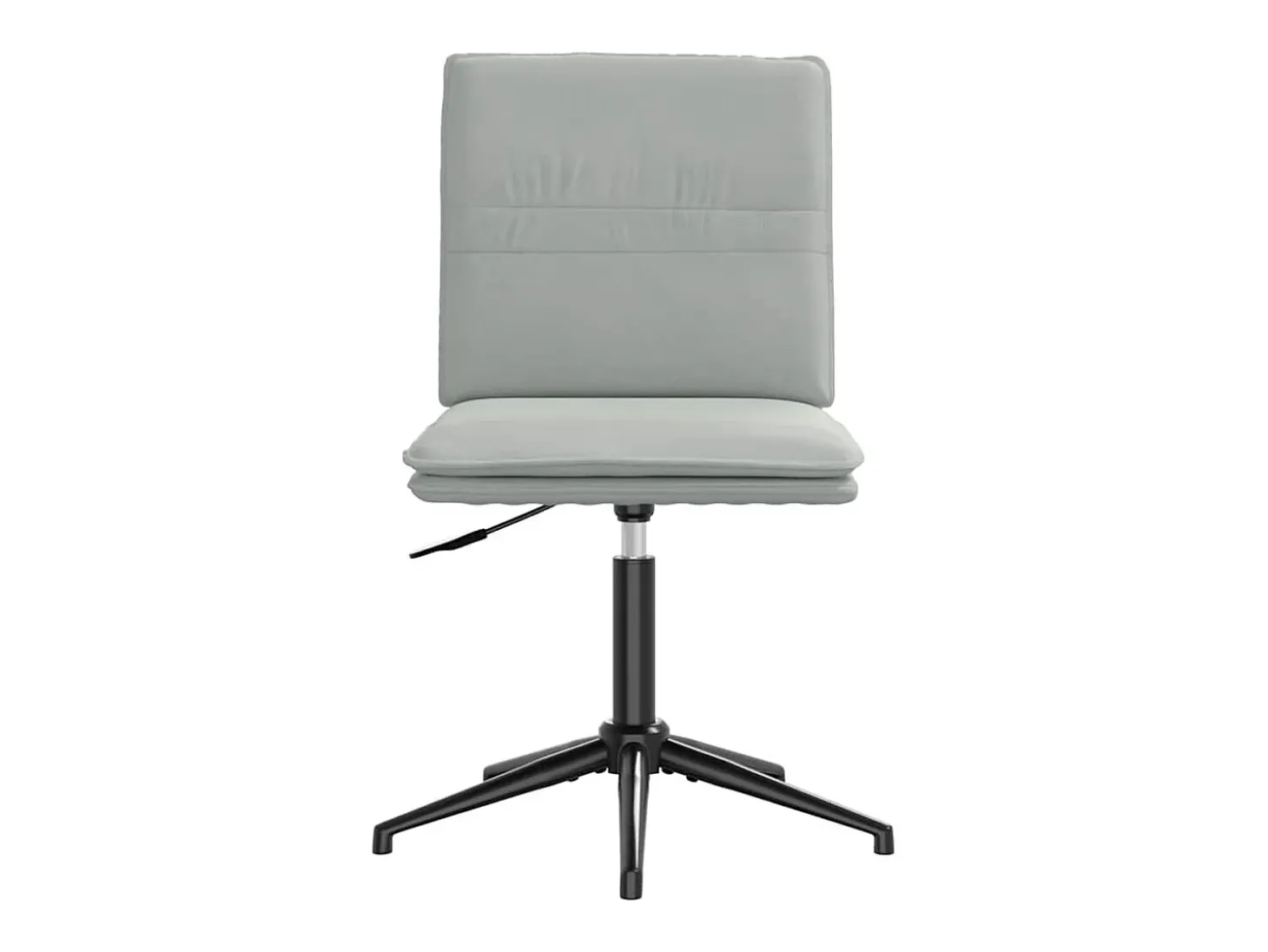 Silla de comedor terciopelo gris claro
