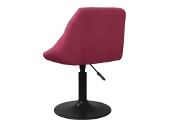 Silla de comedor terciopelo rojo tinto