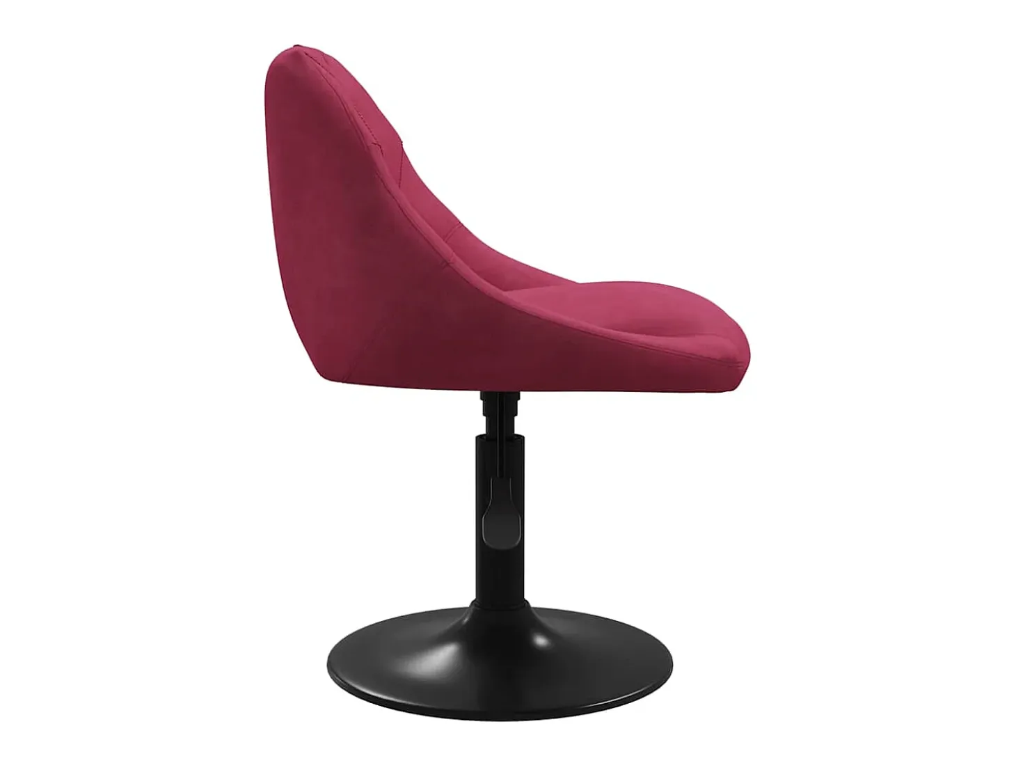 Silla de comedor terciopelo rojo tinto