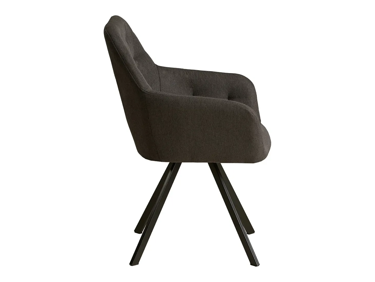 Silla de comedor 59x88x57 cm Antracita eames