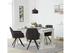 Silla de comedor 59x88x57 cm antracita eames