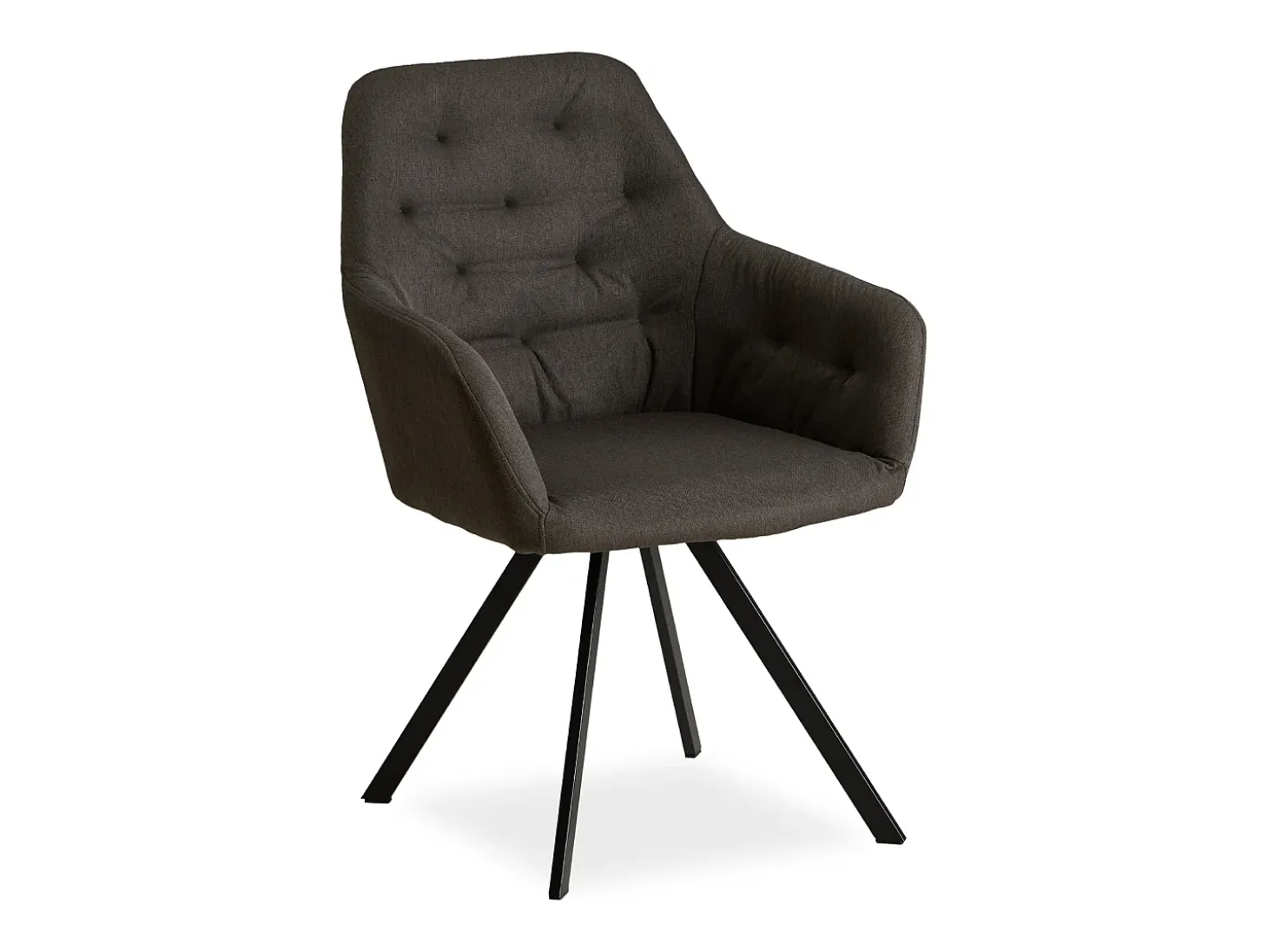 Silla de comedor 59x88x57 cm antracita eames