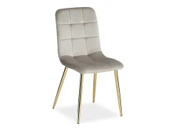 Silla de comedor 43.5x88x50 cm beige Eames