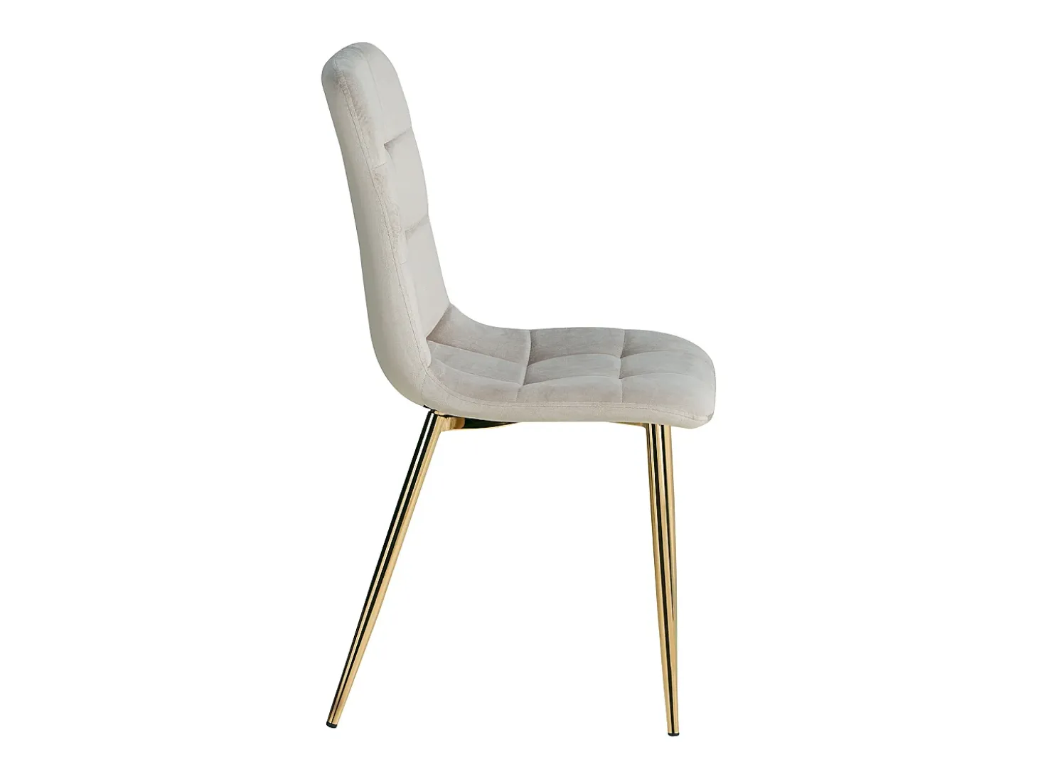 Silla de comedor 43.5x88x50 cm beige Eames