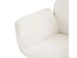 Silla de comedor 61x92.5x57.5 cm blanca