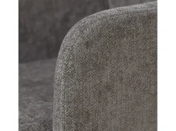 Silla de comedor 57x89x60 cm gris moderno silla huevo lino
