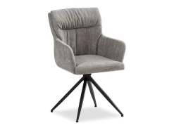 Silla de comedor 57x89x60 cm gris moderno silla huevo lino