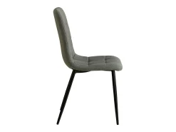 Silla de comedor 43.5x88x50 cm gris Eames