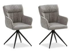 Silla de comedor 57x89x60 cm gris moderno silla huevo