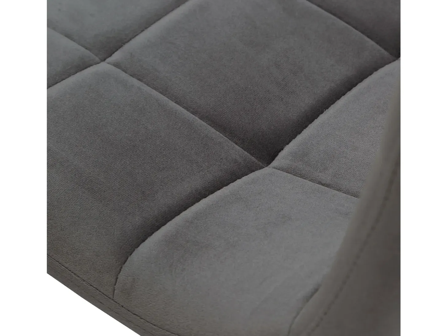 Silla de comedor 43.5x88x50 cm gris Eames