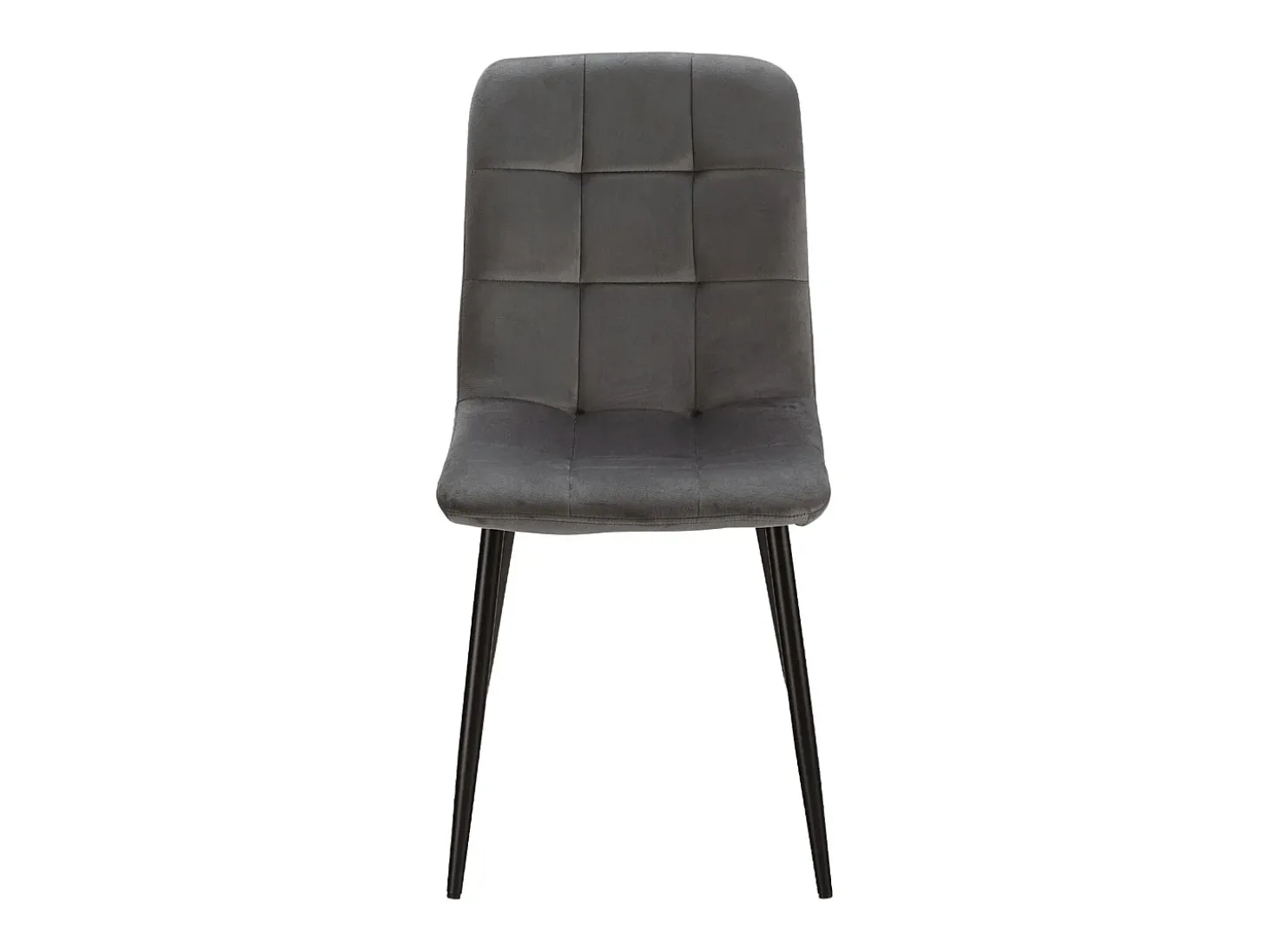 Silla de comedor 43.5x88x50 cm gris Eames