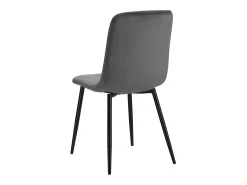 Silla de comedor 43.5x88x50 cm gris Eames