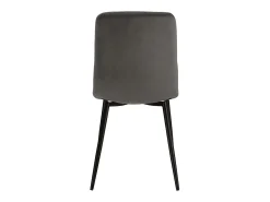 Silla de comedor 43.5x88x50 cm gris Eames