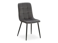Silla de comedor 43.5x88x50 cm gris Eames