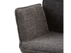 Silla de comedor 61x92,5x60 cm gris