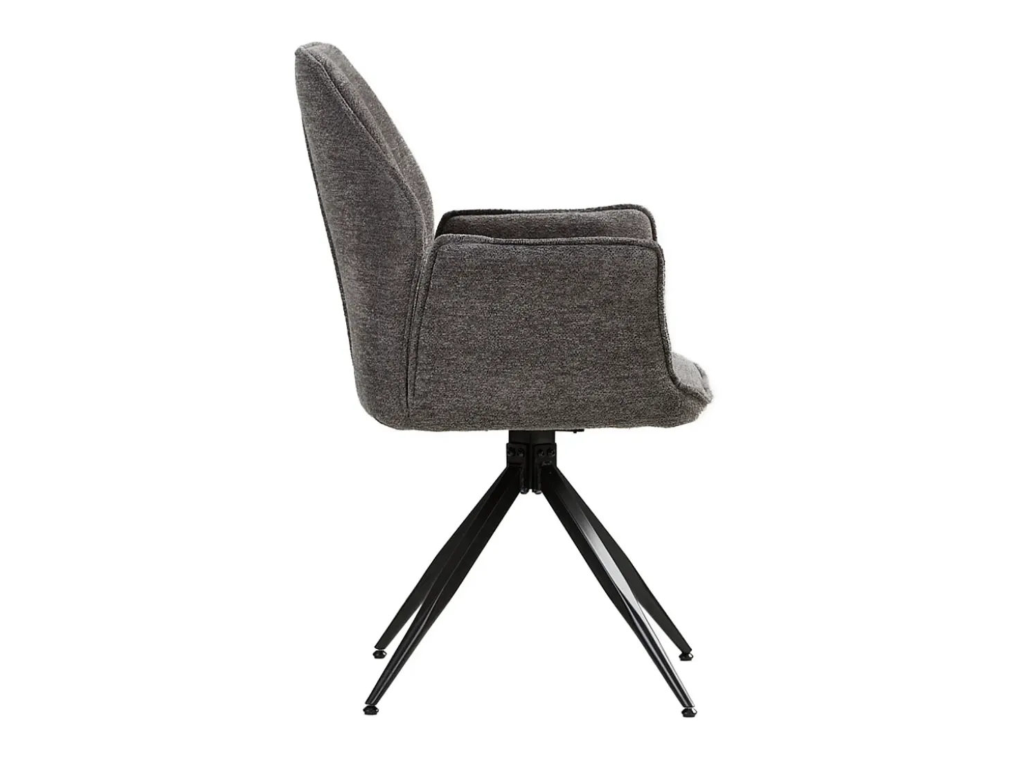 Silla de comedor 61x92.5x60 cm gris Sillas Egg