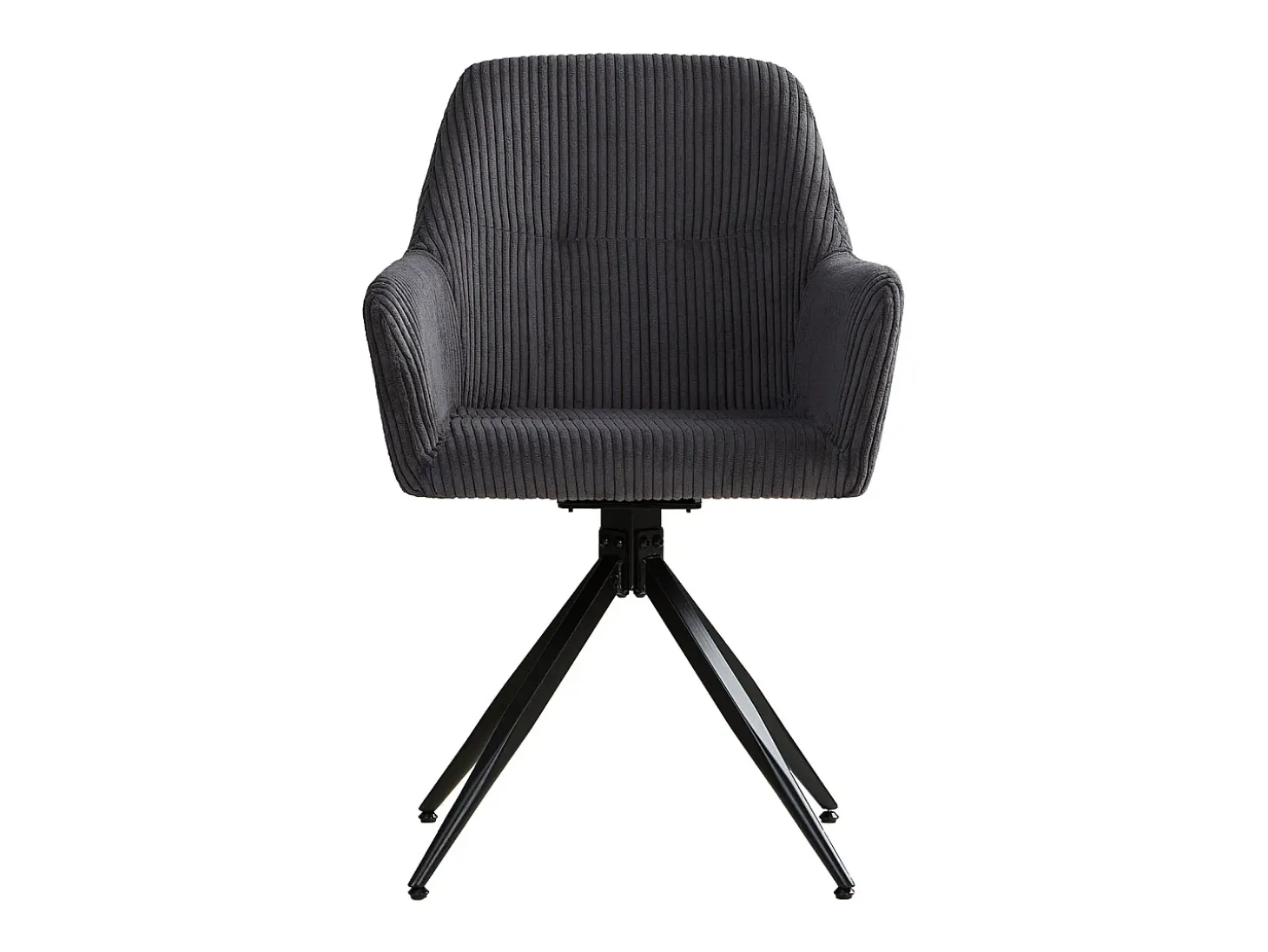 Silla de comedor 57x85x59 cm gris